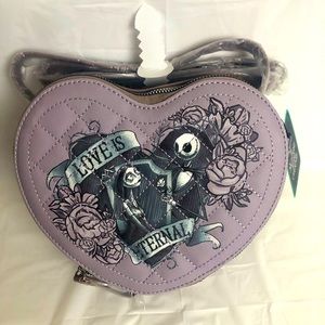 Nightmare Before Christmas Crossbody Heart Purse